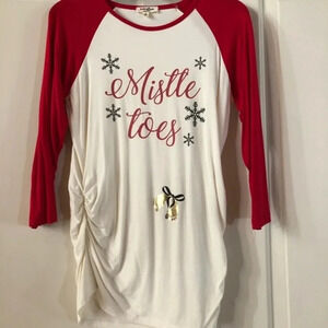 🤰🏻Maternity Christmas shirt, medium